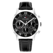 Tommy Hilfiger Muški kvarcni sat, Crni