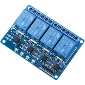 Rele modul 4 kanali 5V | Združljiv z UNO R3, Mega 1280, DSP Arm, PIC AVR, Raspberry Pi | Status LED | Visoka moč