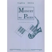 BOZZA E.:MENUET PAGES