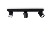 Ideal Lux - LED spot svetiljka RUDY 3xGU10/7W/230V CRI 90 crna