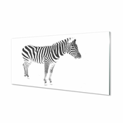 tulup.si Stenska plošča za kuhinjo Poslikano zebra 120x60 cm