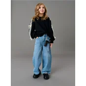 Sinsay - Klasicni wide leg džins - plava