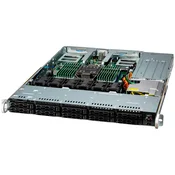 Supermicro SYS-111C-NR, Gold 6526Y, 4x 32GB DDR5, 480GB M.2 NVMe, 2x 1.92TB U.2 NVMe, IPMI BMC, 2x 25GbE SFP28, 860W Redundant Ti, TPM, QR Rails Set,