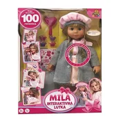 Vrabac Interaktivna lutka Mila 54-41064, Roze