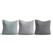 Opviq Set 3 jastuka 43x43cm Šareni