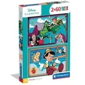 shumee Sestavljanka 2 x 60 kosov. Super barvita. Disneyjeva klasika.