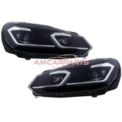 VW GOLF 6 2008-2012 FAROVI ZATAMLJENI SA MOTOROM ZA PODEŠAVANJE FAROVA GOLF 7.5 LOOK-SET 2KOM