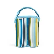 shumee Built Bottle Buddy - Termovka za dvojno steklenico (baby blue stripes)