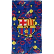 FC Barcelona Brisača za na plažo , hitro sušeča, velika, 180 x 100 cm, LEWANDOWSKI SZCZĘSNY, mikrofibra