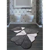 Lessentiel Maison Kupatilski otirac Lessie, 2 komada, Sivo-beli