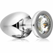 Sextreme Diamond Butt Plug S analni čep Silver 6 cm