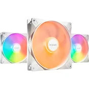 be quiet! LIGHT WINGS LX 140 mm PWM White Triple-Pack ohišje ventilatorjev