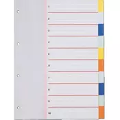 PP pregradni indeksi 1/10 2x5 boja