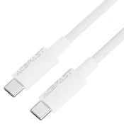 Pleten 60W USB-C kabel Acefast C18-03 za hitro polnjenje - 1.2 m - bel