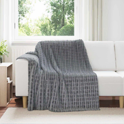 Pokrivaci za bacanje 6 pcs Tamno siva 200 x 150 cm Runo
