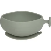 B.Box Silicone Bowl silikonska posoda s pokrovčkom Green 300 ml