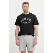 Calvin Klein Jeans Majica LV04RF820G Črna Regular Fit