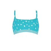 VIVID Bikini zgornji del turkizna/off-bela