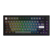 Akko Akko Black & Silver 5075B Plus Wireless Mechanical Keyboard Dracula, (5000060476)