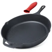 shumee Litoželezna ponev za plinski indukcijski žar kamin za pečico plošča 30 cm