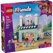 LEGO Friends 42662 Frizerski salon in trgovina z modnimi dodatki