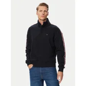 TOMMY HILFIGER Majica mornarska / rdeča / bela