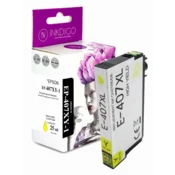 Inkdigo tusz 407XL Y kompatybilny z Epson WorkForce Pro WF-4745DTWF Certyfikat TÜV
