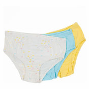Lucky Kiddo spodnje hlače slip 3 kosi LK-GS2 223 020713 D rumena 122/128