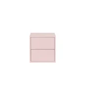 Boxie stenska omarica z 2 predaloma 40x40x37 cm roza