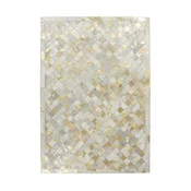 Kayoom RAVNO TKANA PREPROGA Lavish 210 Elfenbein / Gold   120/170 cm   krem barve, zlate barve