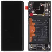 LCD zaslon za Huawei Mate 20 Pro - črn - AAA Kakovost