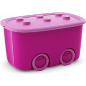 Škatla za shranjevanje igrač Keter, Funny box, roza, 46 l
