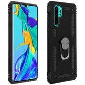 AVIZAR Etui odporen proti udarcem s kovinskim držalom za obrocke - ČRN str. Huawei P30 Pro, (20599575)
