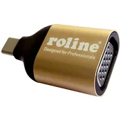 ROLINE Roline 12.03.3233 USB-C® / VGA adapter črna\, zlata, (20429882)