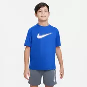 Nike B NK DF MULTI+ SS TOP HBR, dječja majica, plava DX5386
