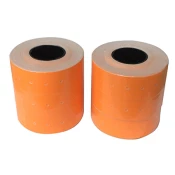 ETIKETE ZA NUMETATOR APLI 26X16 DVOREDNE, ORANŽNE, ODSTRANLJIVE, ZAOKROŽENE 6X1000