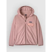 Patagonia Micro D Snap Kids jopica s kapuco fuzzy mauve