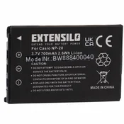 Baterija NP-20 za Casio Exilim EX-M1/EX-Z3/EX-S3, 700 mAh