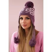 Kesi Womens long eared cap Balbina K381 purple