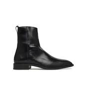 Calvin Klein Zimski škornji Slim Clean Zip Boot Lth HM0HM02007 Črna