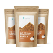 3x BIO Cejlonski cimet v prahu, skupaj 750 g