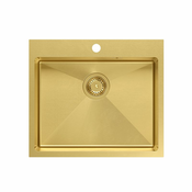 Jekleno pomivalno korito RUSSEL 110 Gold