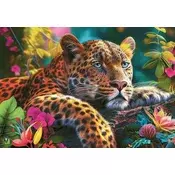 Cherry Pazzi Puzzle Ležeči leopard 500 kosov