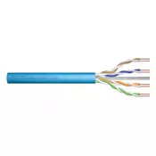 CAT 6A U-UTP installation cable, 500 MHz Dca (LSZH-1), AWG 23/1, 50 m drum, sx, blue