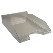 Plastična ladica za dokumente, A4+, EXACOMPTA Office, prozirno siva 12327D
