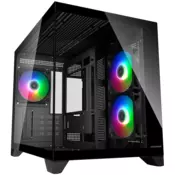 COUGAR FV150 Mini RGB PC Case, Mid tower, Black - CGR-2QA6B-RGB