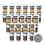 IsolBau Sanitarni silikon siv Sanitär Silikon 15 x 300ml