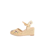 Lipsy Sandali kremna/nude/meta/temno rdeča