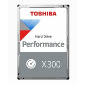 HDD Desktop Toshiba X300 (3.5 8TB, 7200RPM, 256MB, SATA 6Gb/s), bulk