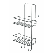 Žični odlagalnik CHROM LINE, 240 x 490 x 220 mm, kromast - Kromasta - 24 - Jeklo - Obešanje na steno - Žica - Gedy - CHROM LINE - 240x490x220 mm - Polica